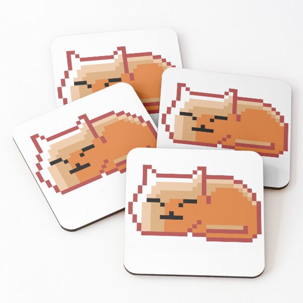 Item preview, Cute Sleeping Pixel Cat designed and sold by PixSpeculum.