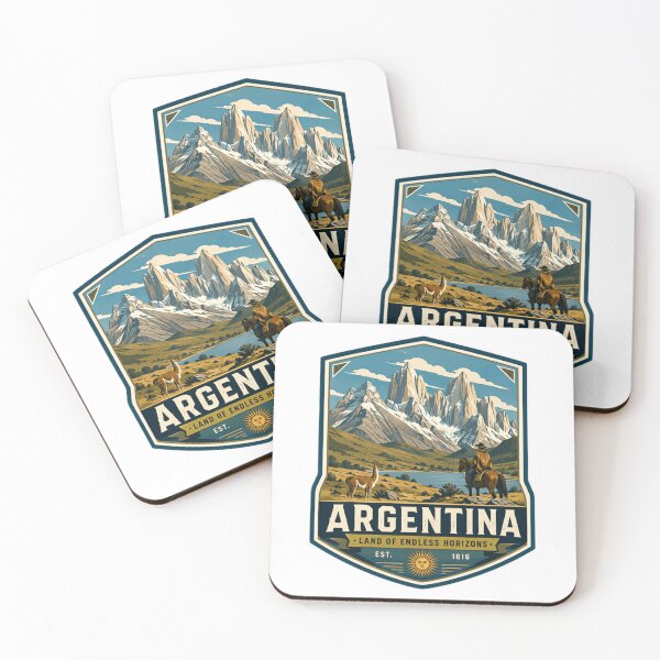 Item preview, Argentina Land Of Endless Horizons Est 1816 Patagonia Travel South America Vacation Explorer Mountains designed and sold by Simsimah26Parks.