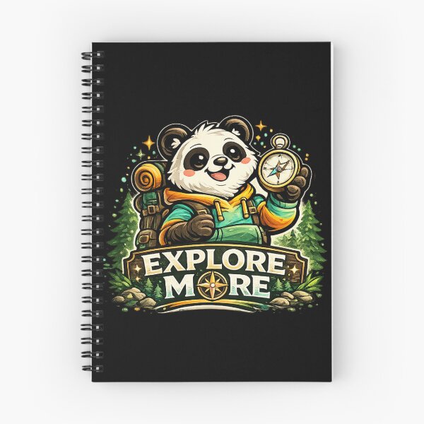 Item preview, Explore More – Adventurous Panda Travel Design designed and sold by ArtisticHeart21.