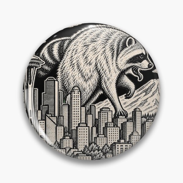 Item preview, Jimothy Raccoon Viral Seattle Raccoon Funny Meme Trash Panda designed and sold by AlvinObrien.