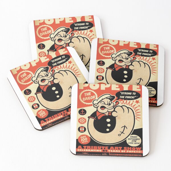 Item preview, Popeye – Tribute Art Show Poster designed and sold by WATEKE.
