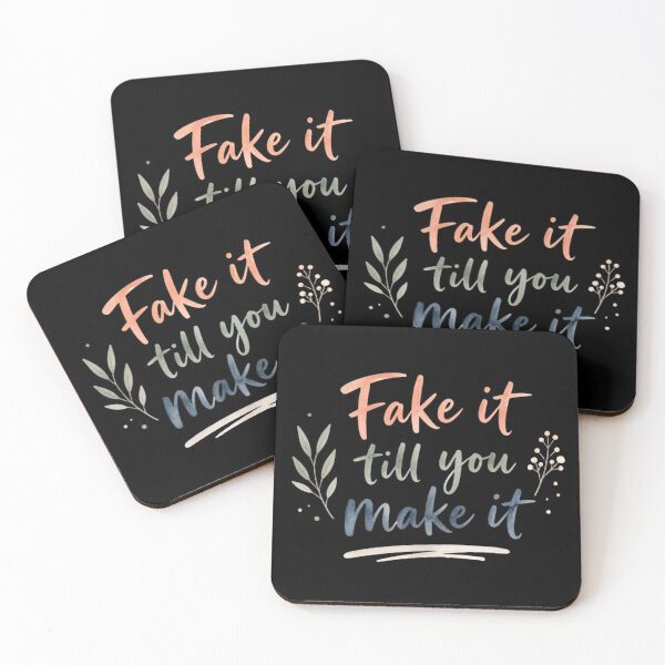 Item preview, Fake It Till You Make It designed and sold by ManggaeJM.