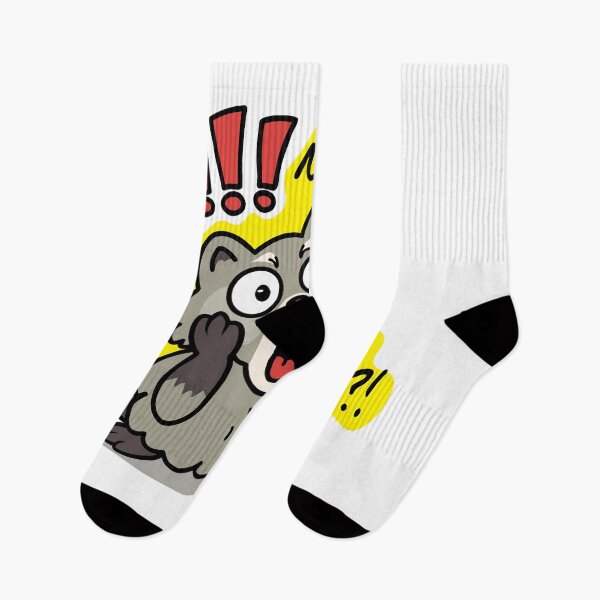 Item preview, Surprised Raccoon Meme Sticker Design designed and sold by benyrhmt.
