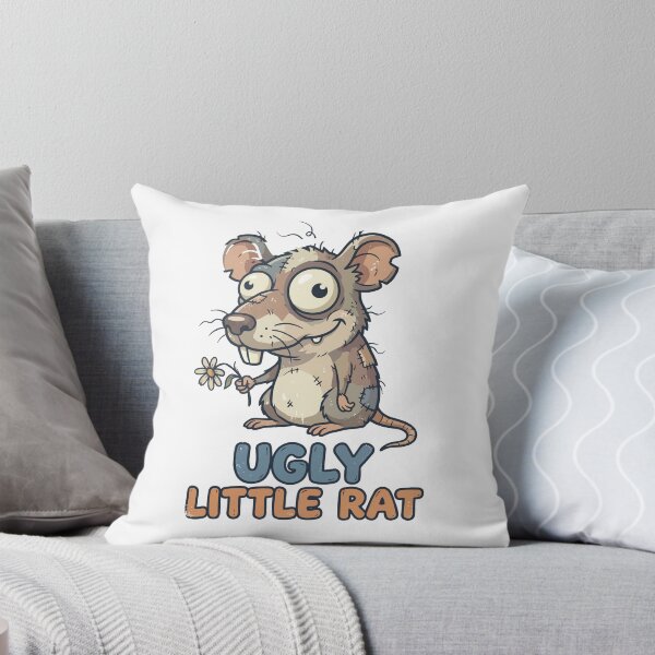 Item preview, HALLOWEEN Ugly Little Rat - Cute Creepy Kawaii Halloween Monster designed and sold by Uglyandcute.