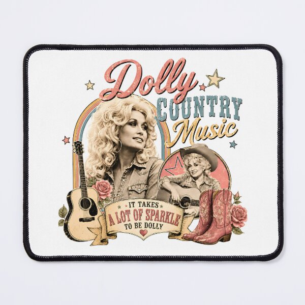 Item preview, Dolly Parton Country Music Vintage Western Retro designed and sold by StormbornAther.