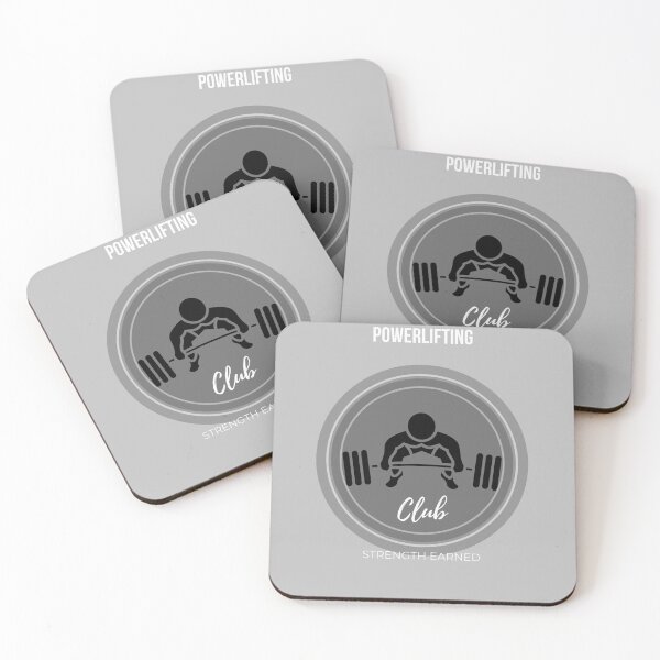 Item preview, Powerlifting Club, Strength Earned Gift designed and sold by Zyvora-merch.