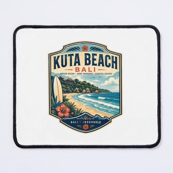 Item preview, Kuta Beach Bali Indonesia Indian Ocean Surf Paradise Coastal Escape Travel Surfing Vacation designed and sold by Simsimah26Parks.