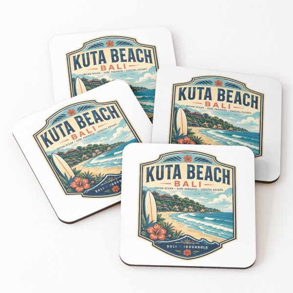 Item preview, Kuta Beach Bali Indonesia Indian Ocean Surf Paradise Coastal Escape Travel Surfing Vacation designed and sold by Simsimah26Parks.