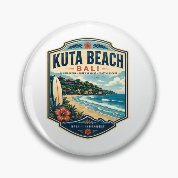 Item preview, Kuta Beach Bali Indonesia Indian Ocean Surf Paradise Coastal Escape Travel Surfing Vacation designed and sold by Simsimah26Parks.