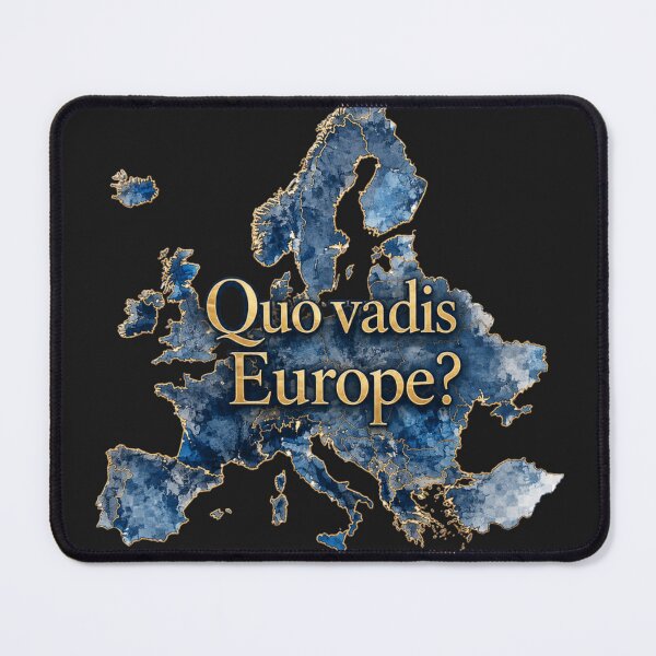 Item preview, Quo Vadis Europe? – Watercolor Map of Europe designed and sold by Alpine-Ink.