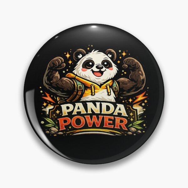 Item preview, Panda Power – Strong Panda Strength Design designed and sold by ArtisticHeart21.