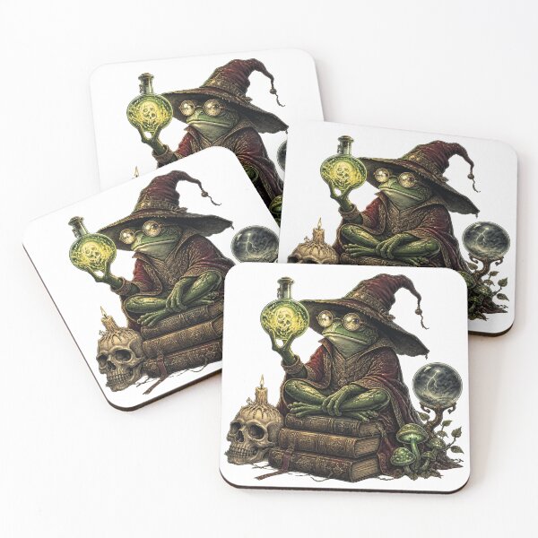 Item preview, Vintage Frog Fantasy Art Print - The Frog Prophet designed and sold by El-RoiDesigns.
