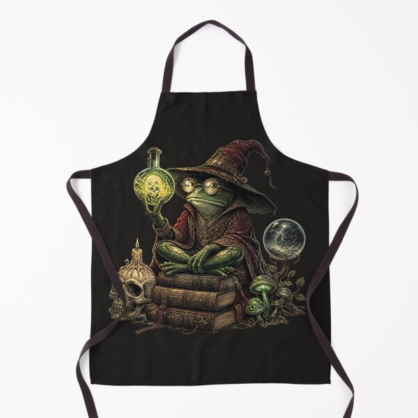 Item preview, Vintage Frog Fantasy Art Print - The Frog Prophet designed and sold by El-RoiDesigns.