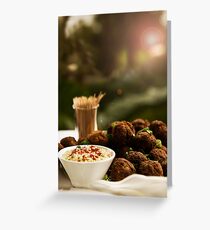 Meatballs Greeting Card