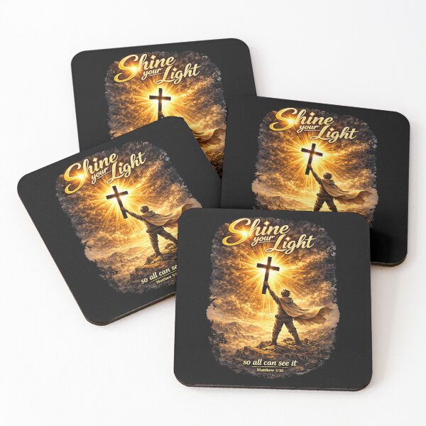 Item preview, Shine your light so all can see it Christian anime Matthew 5:16 cartoon action hero designed and sold by FTLOG.