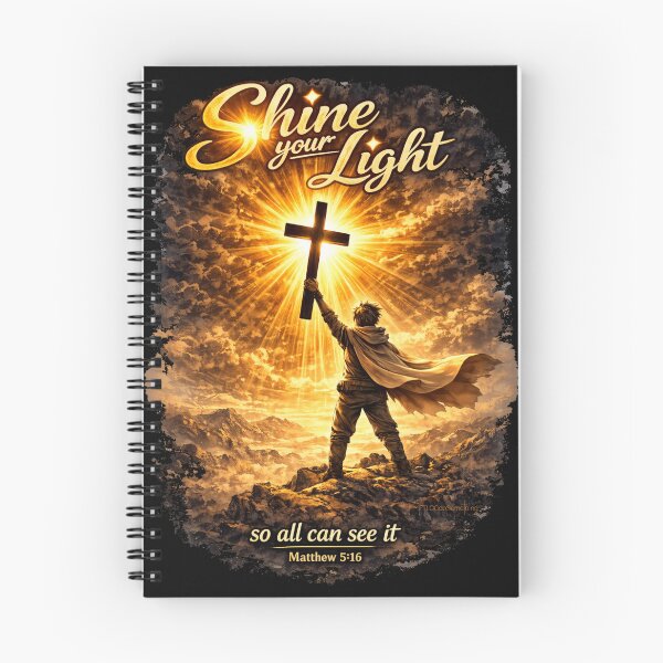 Item preview, Shine your light so all can see it Christian anime Matthew 5:16 cartoon action hero designed and sold by FTLOG.