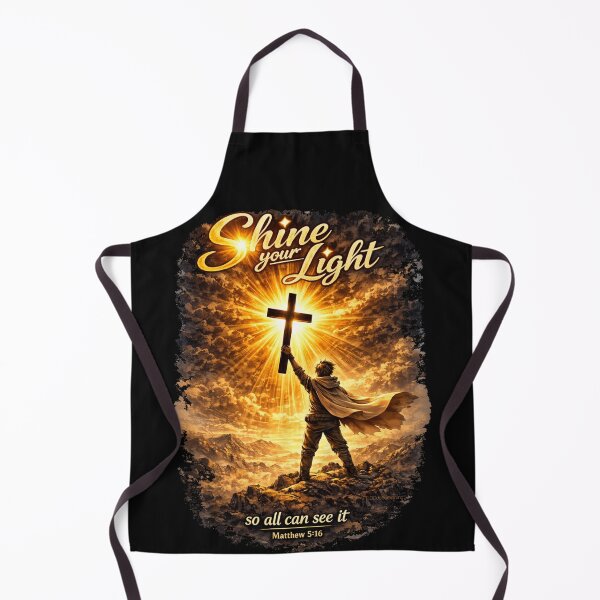 Item preview, Shine your light so all can see it Christian anime Matthew 5:16 cartoon action hero designed and sold by FTLOG.