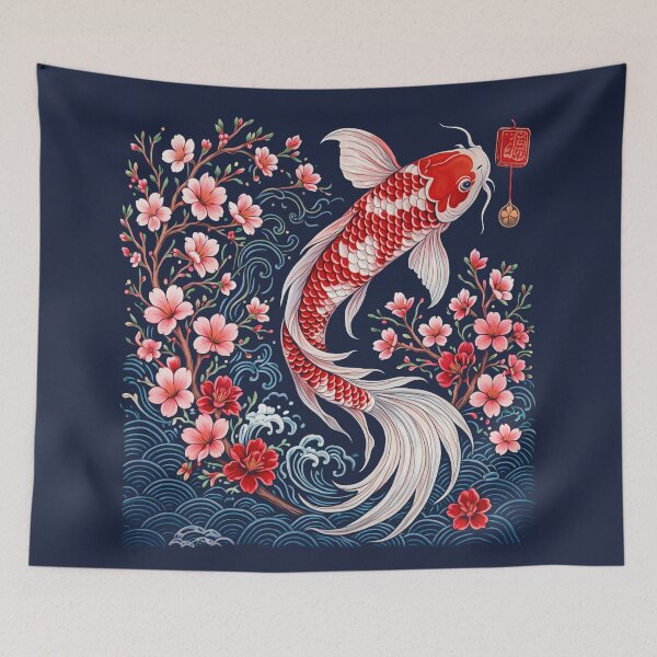 Item preview, Japanese KOI fish  designed and sold by abby-thorns.