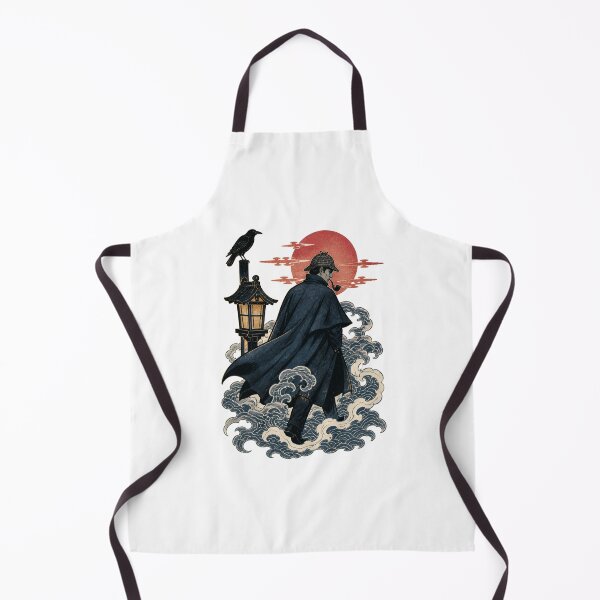 Item preview, Sherlock Holmes in Moonlit Japanese Waves designed and sold by Fenay Designs.