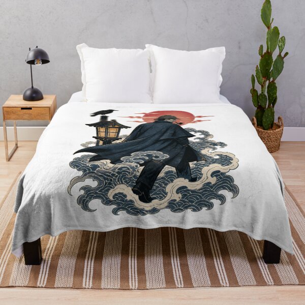 Item preview, Sherlock Holmes in Moonlit Japanese Waves designed and sold by Fenay Designs.