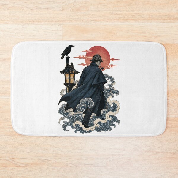 Item preview, Sherlock Holmes in Moonlit Japanese Waves designed and sold by Fenay Designs.
