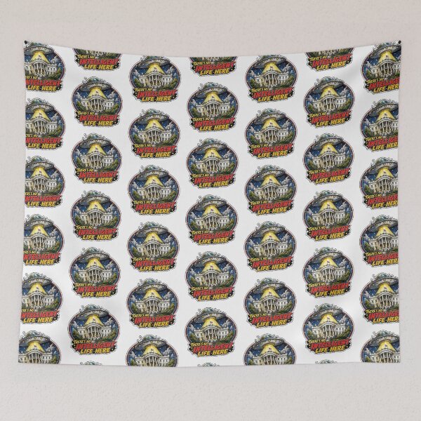 Item preview, There’s No Intelligent Life Here Alien White House designed and sold by Wilcox PhotoArt.