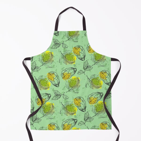 Item preview, Vintage Oysters Lemon Seamless Pattern designed and sold by Zaya_art.