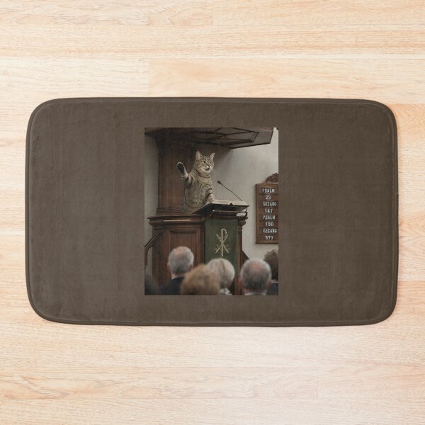 Item preview, Cat’s sermon designed and sold by WiseBow.