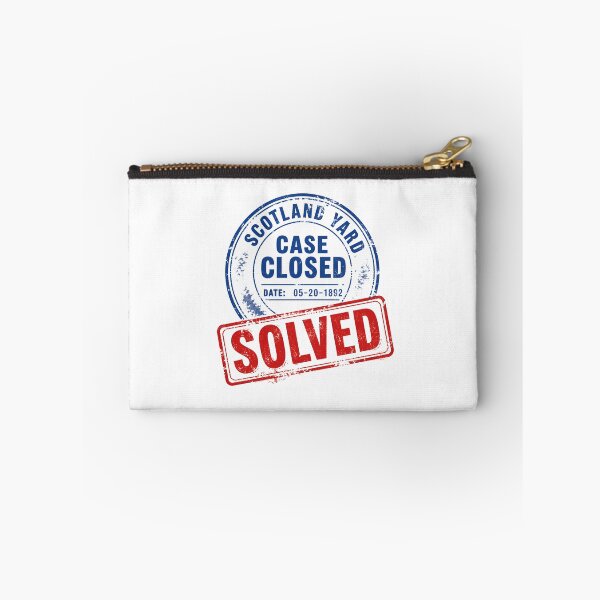 Item preview, Scotland Yard Case Closed 1892 Solved Stamp designed and sold by Fenay Designs.