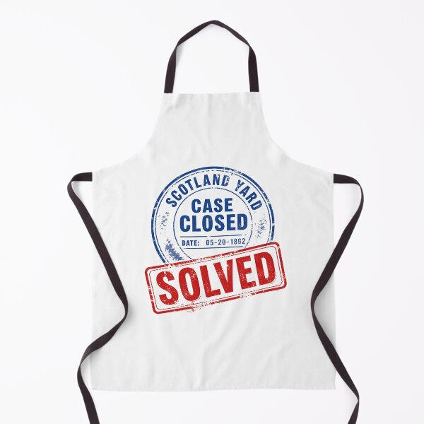 Item preview, Scotland Yard Case Closed 1892 Solved Stamp designed and sold by Fenay Designs.