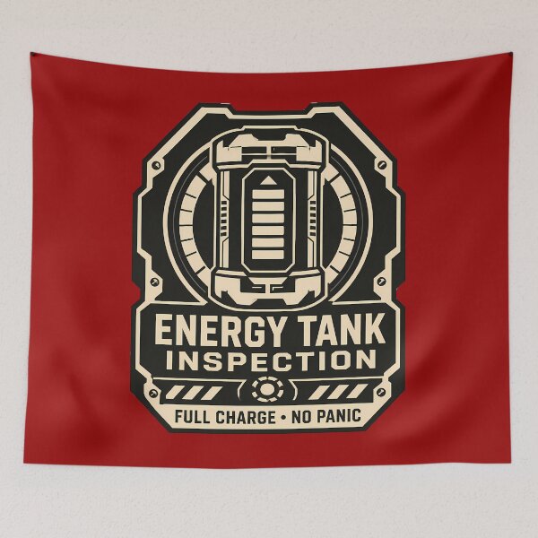 Item preview, Energy Tank Inspection Label designed and sold by agearb.