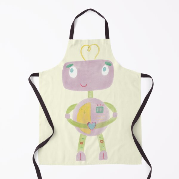 Item preview, Cute Love Robot in Watercolor designed and sold by Jennifer Margrave-Garcia.