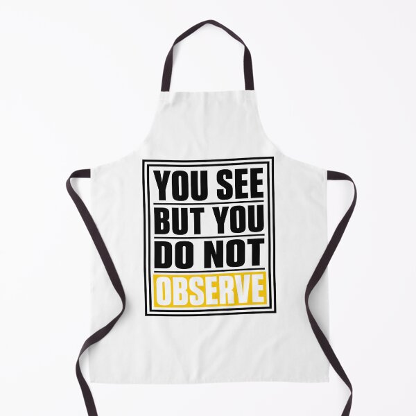 Item preview, Sherlock Holmes You See but Do Not Observe Quote designed and sold by Fenay Designs.
