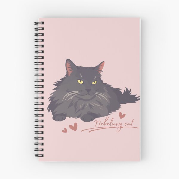 Item preview, Nebelung Cat - Elegant Longhaired  Blue Cat designed and sold by AnulaArt.