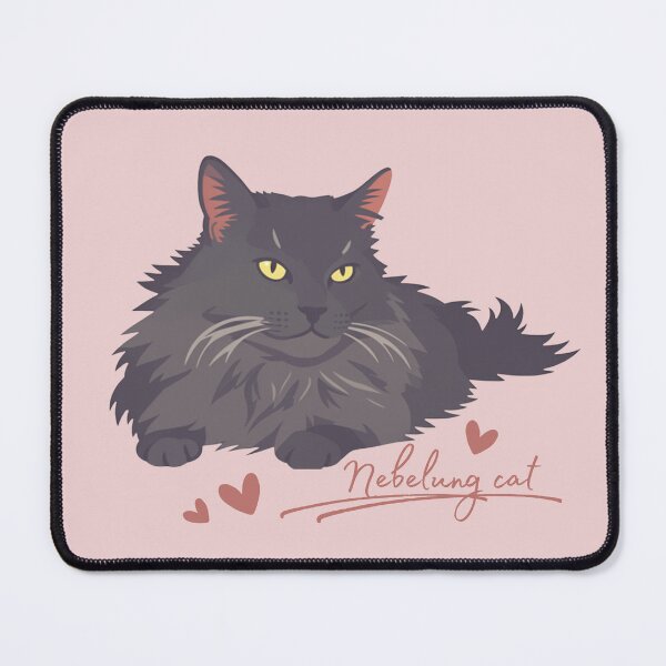 Item preview, Nebelung Cat - Elegant Longhaired  Blue Cat designed and sold by AnulaArt.