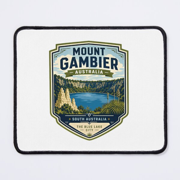Item preview, Mount Gambier Australia South Australia The Blue Lake City Travel Landmark Souvenir designed and sold by Simsimah26Parks.