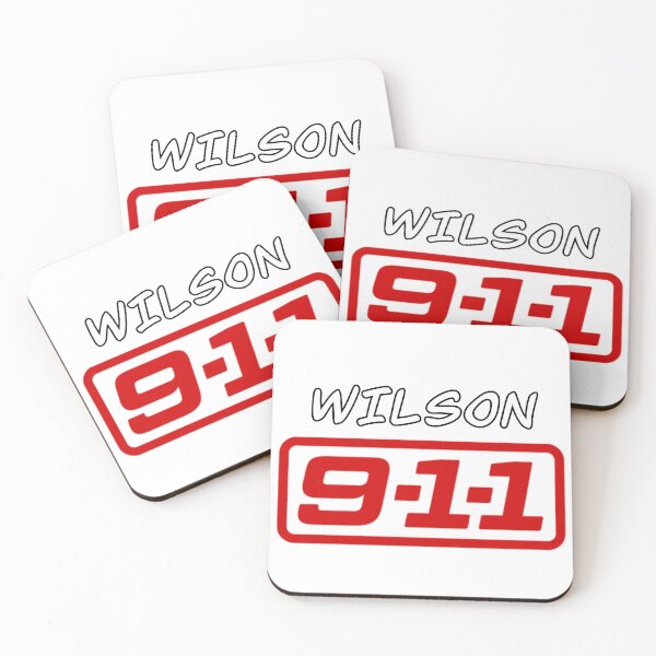 Item preview, 911 Wilson nametag - compatible with stickers and magnets designed and sold by Chaoticviper.