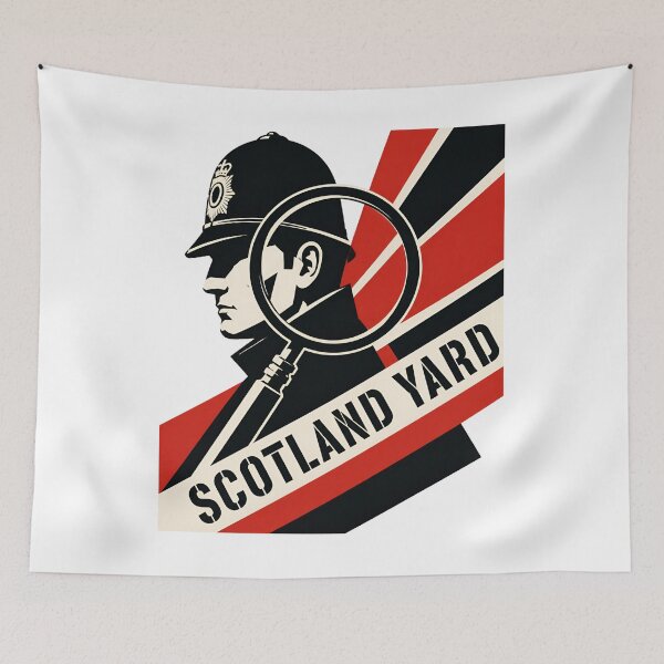 Item preview, Scotland Yard Detective Under the Magnifying Glass designed and sold by Fenay Designs.