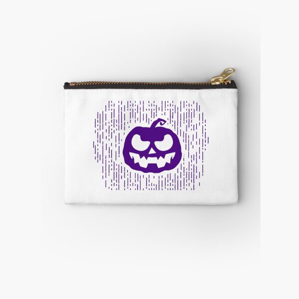 Item preview, Dark Purple Carved Jack-o'-Lantern Halloween Design designed and sold by pattern-archive.
