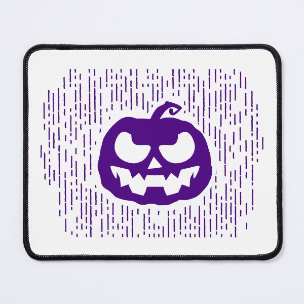 Item preview, Dark Purple Carved Jack-o'-Lantern Halloween Design designed and sold by pattern-archive.