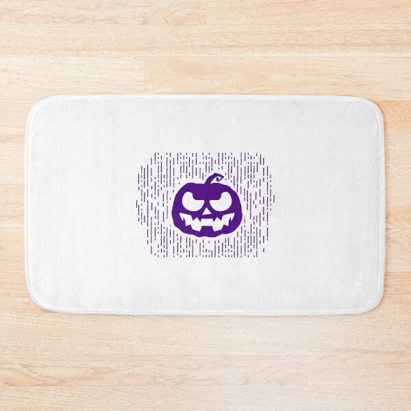 Item preview, Dark Purple Carved Jack-o'-Lantern Halloween Design designed and sold by pattern-archive.