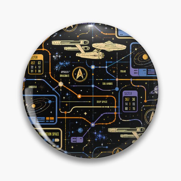 Item preview, Starfleet Sector Map designed and sold by agearb.