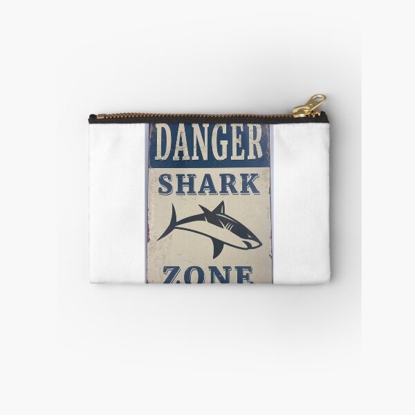 Item preview, Danger Shark Zone – Vintage Warning Sign designed and sold by WATEKE.