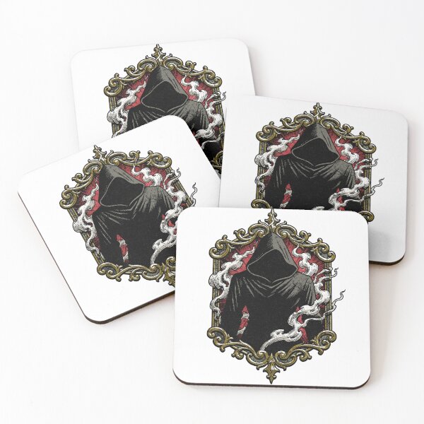 Item preview, Mysterious Hooded Figure Ornate Gothic Frame Art designed and sold by Romgora.