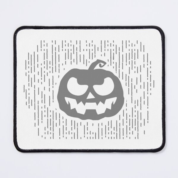 Item preview, Gray Carved Jack-o'-Lantern Halloween Design designed and sold by pattern-archive.