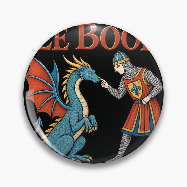 Item preview, Persian Le Boop Dragon Medieval Funny Knight and Dragon Fantasy Meme Lover designed and sold by AlvinObrien.
