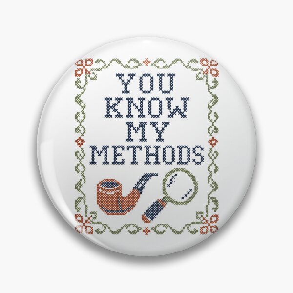 Item preview, Sherlock Holmes You Know My Methods Cross-Stitch designed and sold by Fenay Designs.