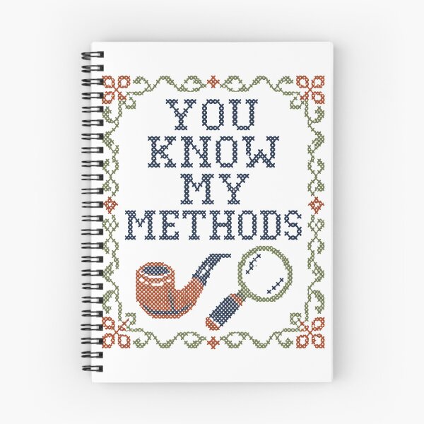 Item preview, Sherlock Holmes You Know My Methods Cross-Stitch designed and sold by Fenay Designs.