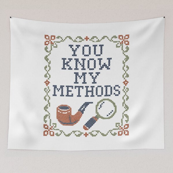 Item preview, Sherlock Holmes You Know My Methods Cross-Stitch designed and sold by Fenay Designs.