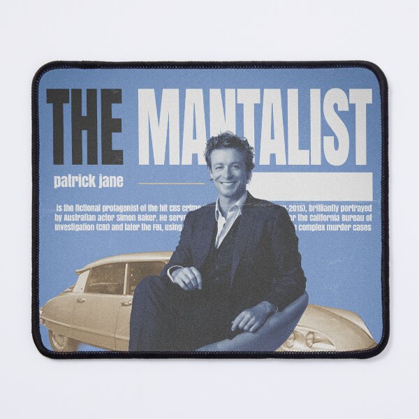 Item preview, Patrick Jane - The Mentalist Simon Baker Blue Zine Wall Art designed and sold by Shopunte.